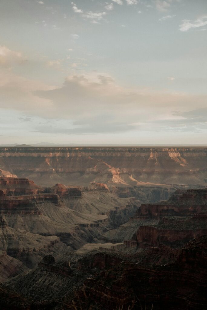 National park with rocky cliffs